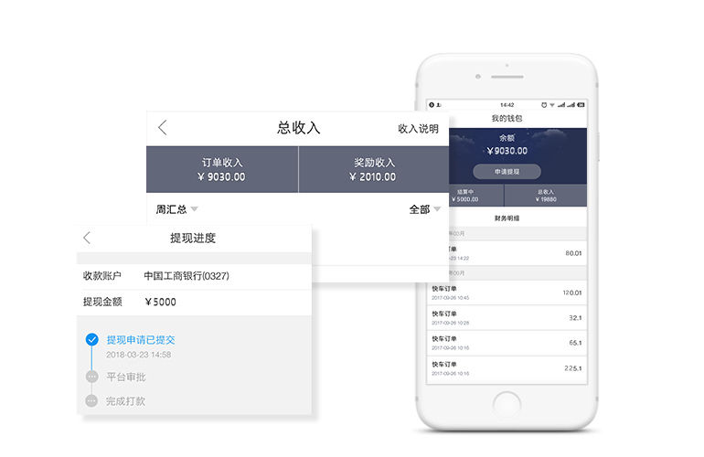 實(shí)時(shí)到賬，周周可提現(xiàn)